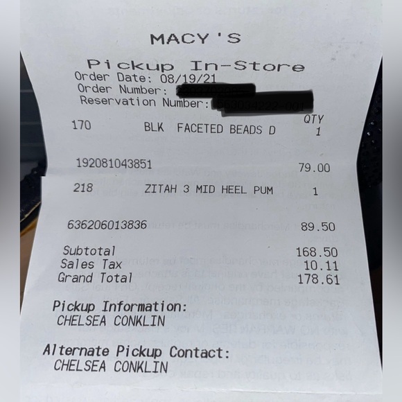 INC Black Rhinestone Pointed Toe Heel Pumps- Women’s size 7 - Picture 4 of 4